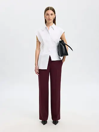 SELECTED FEMME | Pantalon de tailleur SLFRITA | dunkelrot